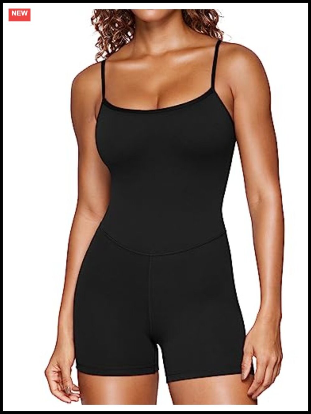 Butterluxe Athletic Rompers 4 Inches, High Stretch Adjustable Straps One Piece
